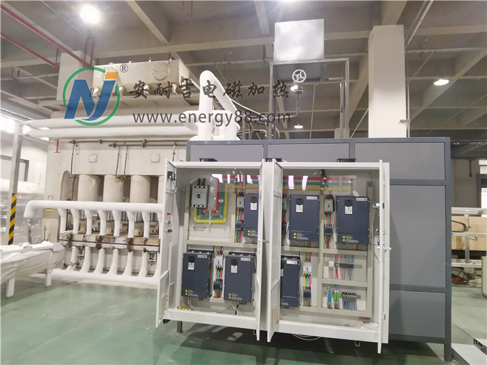 雙貼面熱壓機(jī)改造成電磁加熱導(dǎo)熱油爐的優(yōu)勢及