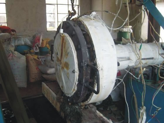 拉絲機模頭加熱改造2